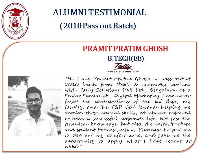 PRAMIT PRATIM GHOSH TESTIMONIAL